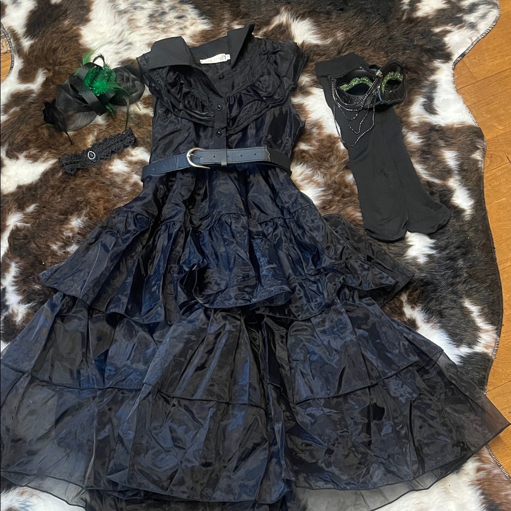 Girls tiered ruffled dress